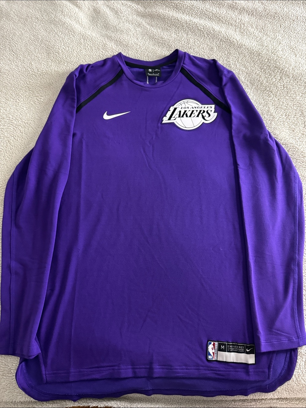 Los Angeles Lakers NBA Nike Elite Shooter Long Sleeve Training Top